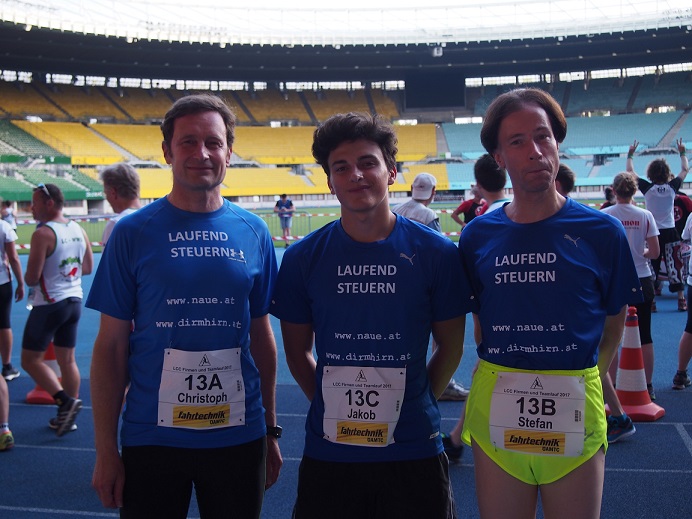 v.l.n.r: Christoph Naue, Jakob Schuh, Stefan Schaden
